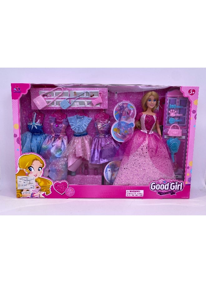 Miniso Wavy-Hair Doll - Costume Set 