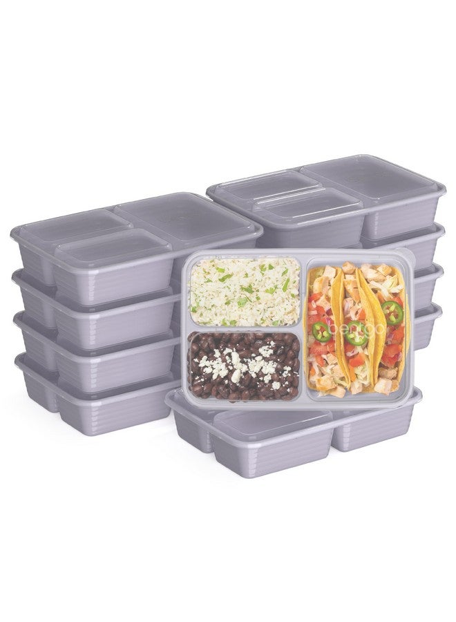 بنتجو مجموعة بينتجو، 20 قطعة، خفيفة الوزن، متينة، قابلة لإعادة الاستخدام، خالية من مادة BPA، بثلاث حجرات - آمنة للاستخدام في الميكروويف والفريزر وغسالة الأطباق - لون أرجواني - Image 1