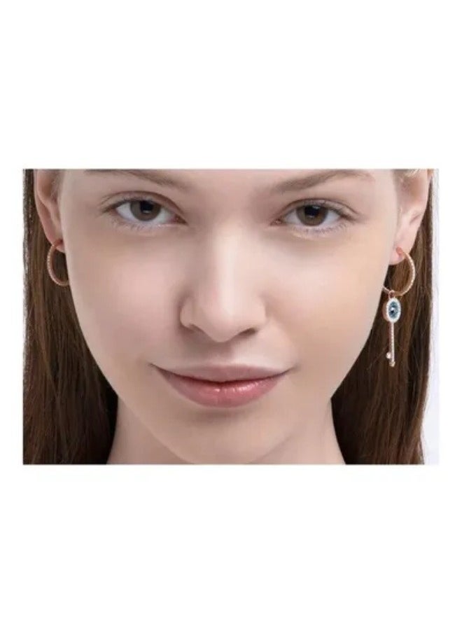 Chomel Symbol The Devil Is Asymmetrical Earrings  - Image 2