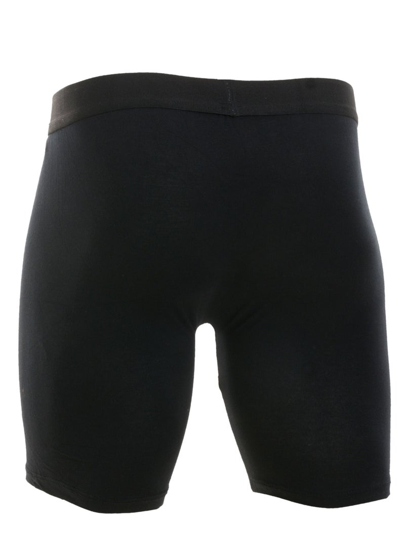 COTTONIL - Bundle Of Three Plain Comfy Long Boxer - Image 1