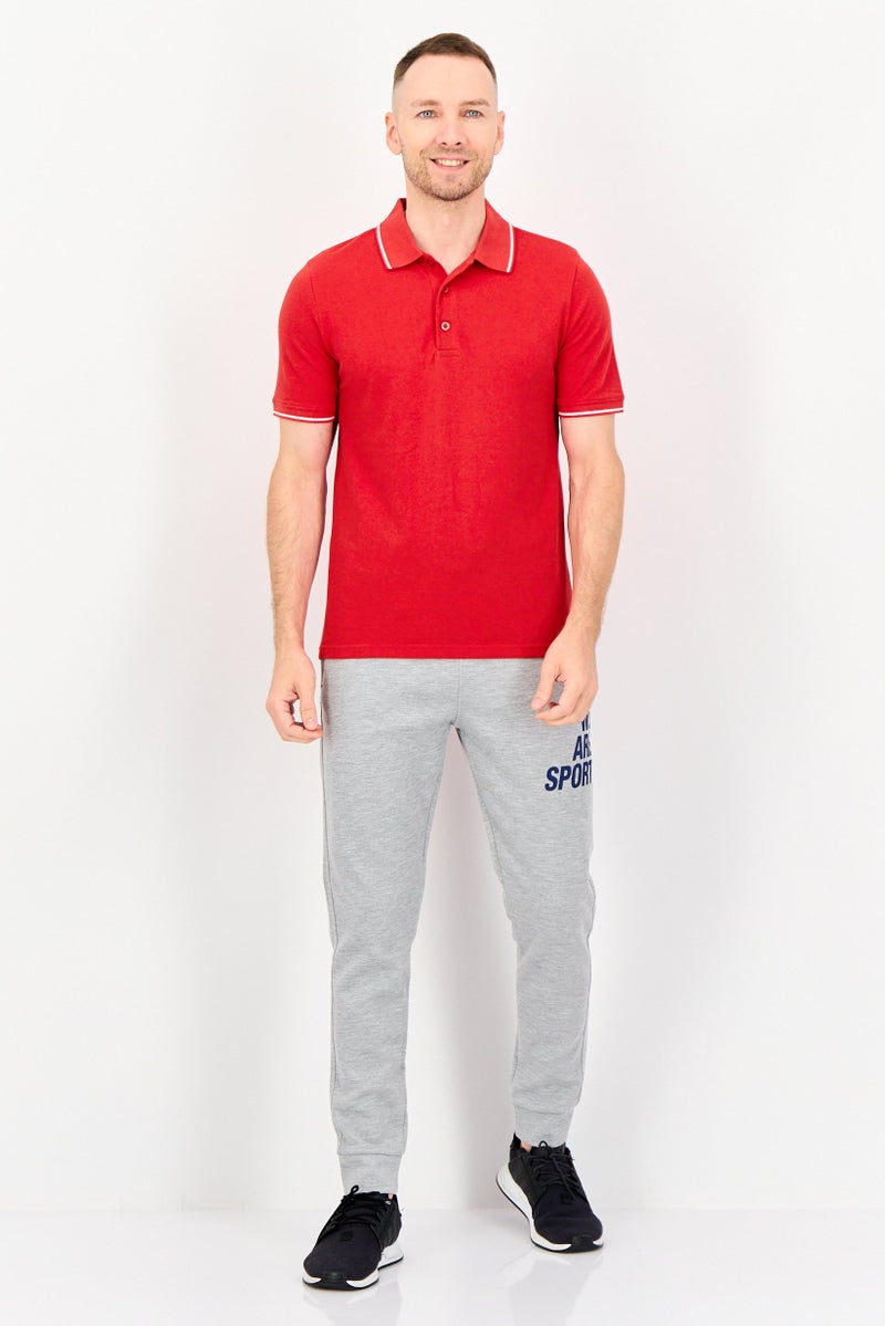 PUMA Men Sportswear Fit Short Sleeves Outdoor Polo Shirt, Red - Image 4