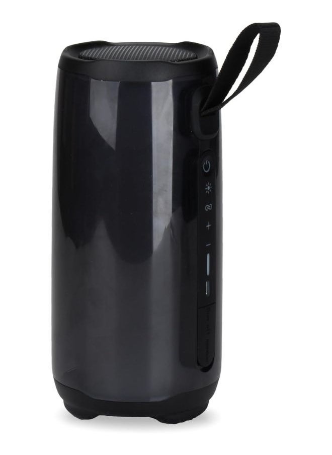 DOCKCASE Portable Wireless Speaker Multicolor Lights with 360 degrees for Sports Beach Travel - Black  - Image 2