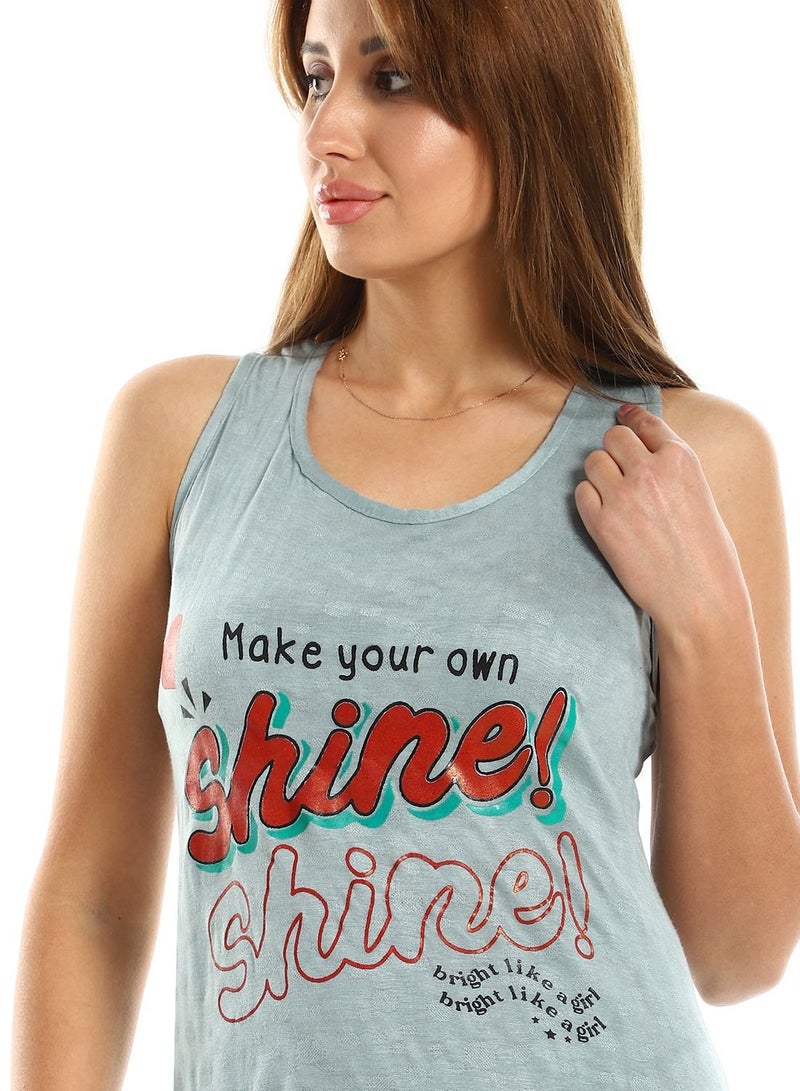 Caesar Home Wear Sleep Shirt Cash Mayo Dress Printed  - Image 3