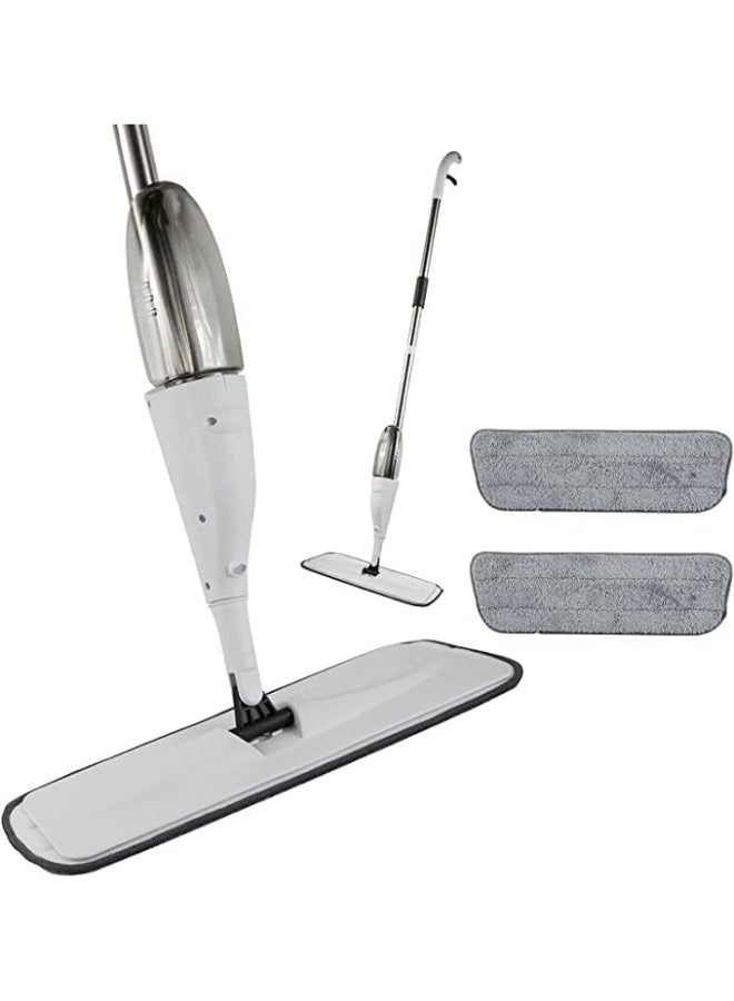TAJ BAZAAR Spray Mop with 2 Washable Microfiber Pads-Cleaning Mop with 360ML Refillable Water Tank-Ceramic Floor Mop for Home - Image 1