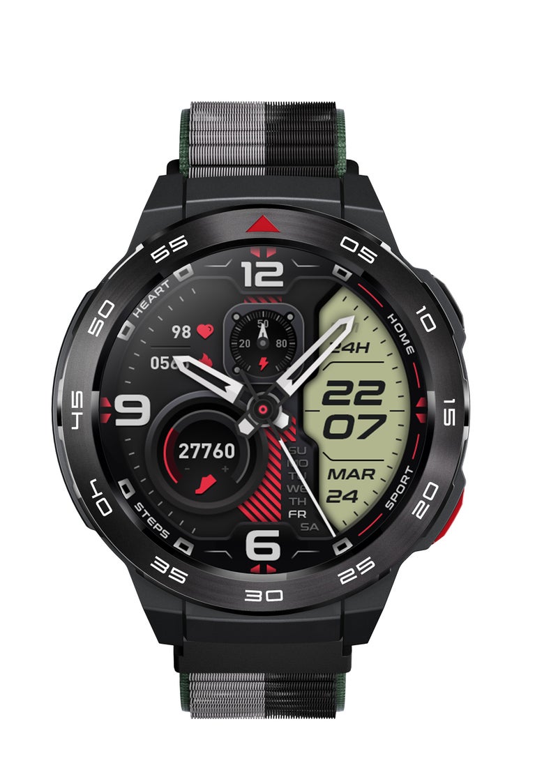 Mibro GS Pro Black Smartwatch – High Quality, AMOLED Display, GPS Technology, Bluetooth Calling, 460mAh Battery, 5ATM Water Resistance, 105 Sport Modes - Image 2