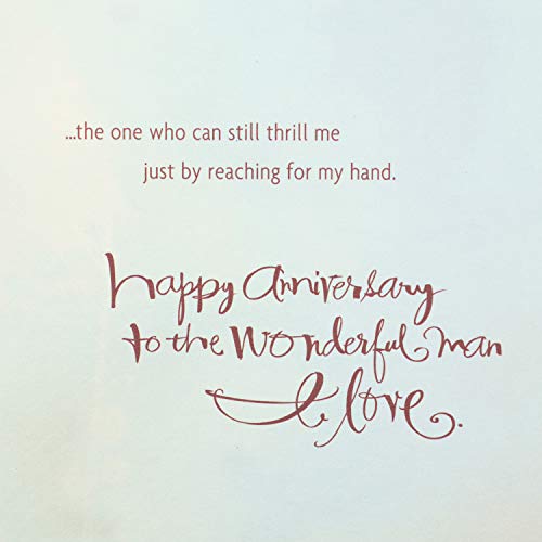 Hallmark بطاقة ذكرى سنوية لزوج أو صديق (الرجل الذي أحبه) - Image 3