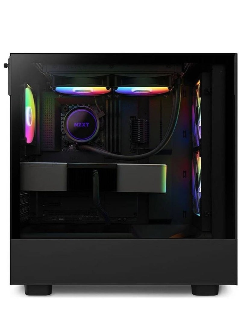 NANOTECH - Steel Foil Gaming PC - Intel Core i7-14700K Processor, 20 Cores & 28 Threads, DDR4 32GB (2*16) 3600MHz Ram, 2TB NVMe M.2 SSD, Nvidia GeForce RTX 4060 OC Edition 8GB GDDR6 Graphics Card, 2 Fan AIO Liquid Cooler, 650W 80 Plus Power Supply, Windows 11 Pro | Wi-Fi - Image 1