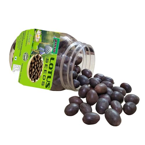 Pmw - New Jar Pack - Kamal Gatta - Natural Raw Lotus Seed - for Laxmi Havan & Pujan - 108 Seeds - Kamal Gatta Seed - Image 2