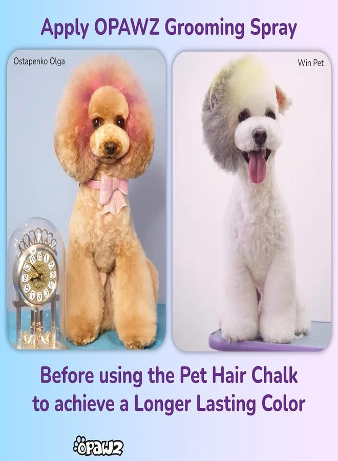 OPAWZ Pet Hair Chalk, Temporary Dog Hair Dye, Washable Pet Hair Dye, Pet Safe Dye for Creative Grooming (Red) - Image 5
