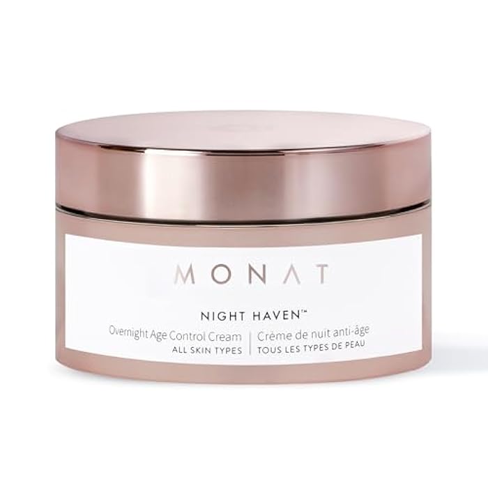 Monat Night Haven Crème – Intensive Hydrating Moisturizer for Face – Nighttime Repair Cream for Plump & Youthful Skin – Anti Aging Night Cream – Natural Night Cream with Shea Butter & Avocado Oil - Image 1