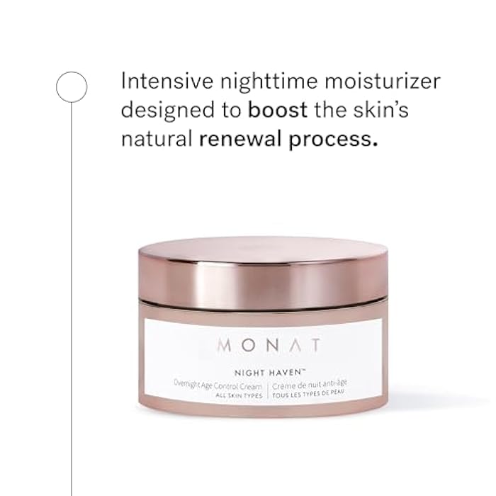 Monat Night Haven Crème – Intensive Hydrating Moisturizer for Face – Nighttime Repair Cream for Plump & Youthful Skin – Anti Aging Night Cream – Natural Night Cream with Shea Butter & Avocado Oil - Image 2