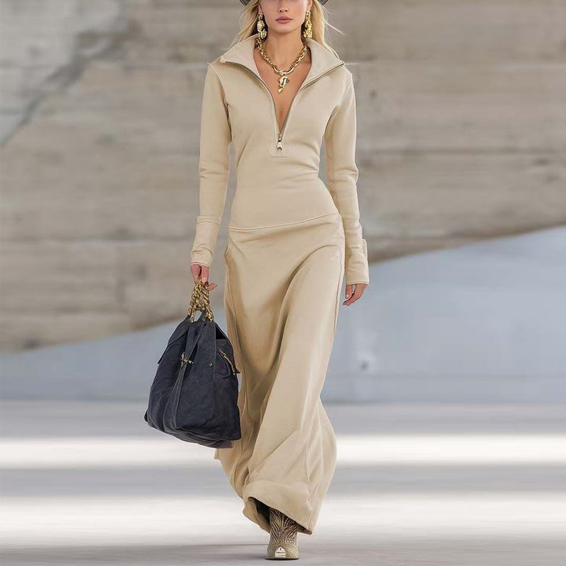 Hepburn style dress, elegant feminine daily styling - Image 3