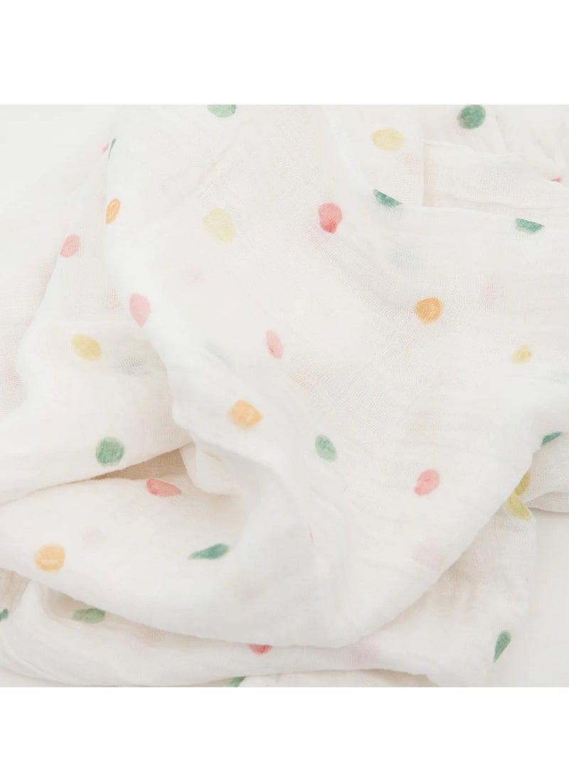 Cotton Muslin Swaddle Single Party Dots - pzsku/Z58BF9B46643DC8752A37Z/45/_/1704436945/4b456e17-c76a-4866-8005-ed54918d9482