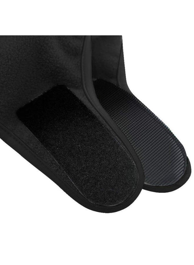 Winter Face Mask Polar Fleece Windproof Thermal Cover, Black, One Size - Image 4