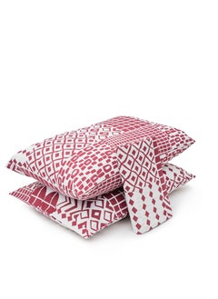 Home of linens طقم غطاء لحاف - 3 قطع لسرير فردي - 1 غطاء لحاف (185 سم * 235 سم) + 2 كيس وسادة (50 سم * 70 سم) - قطن مخلوط - نوماد  - Image 4