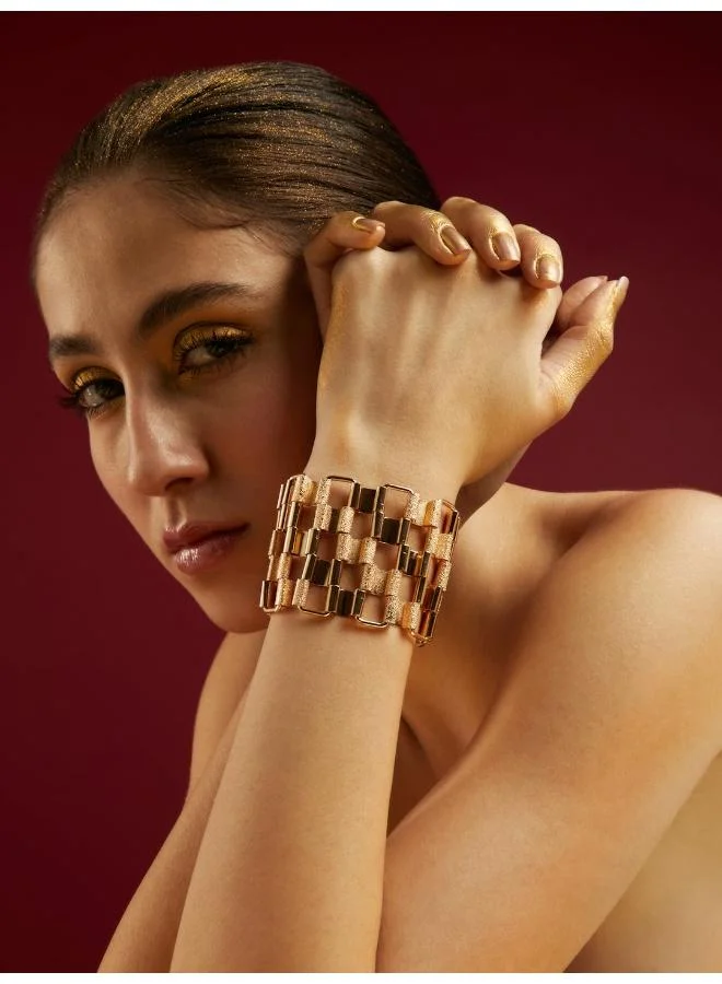 سوهي سوار حفلة مصمم مطلي بالذهب