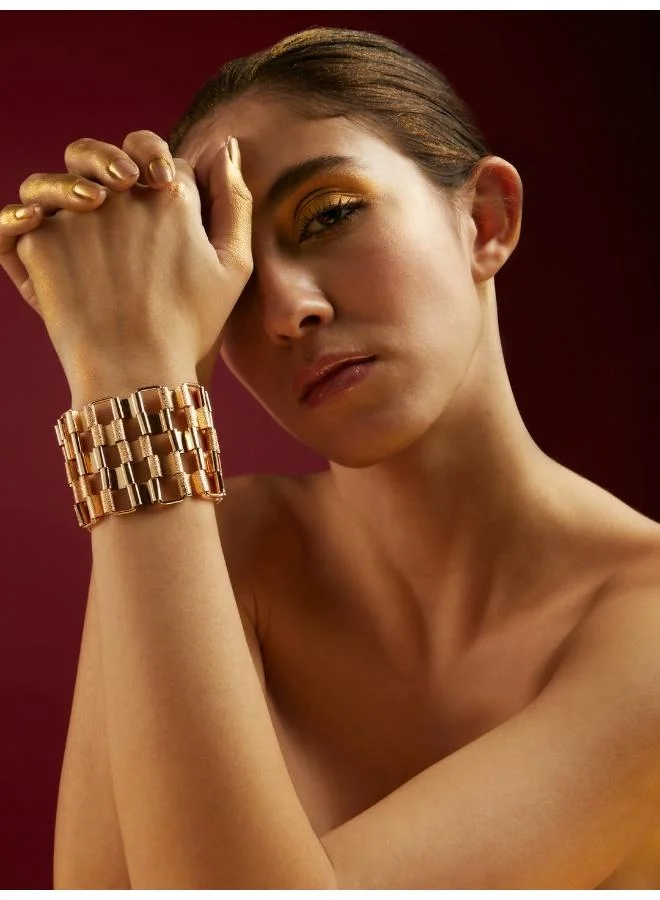 سوهي سوار حفلة مصمم مطلي بالذهب