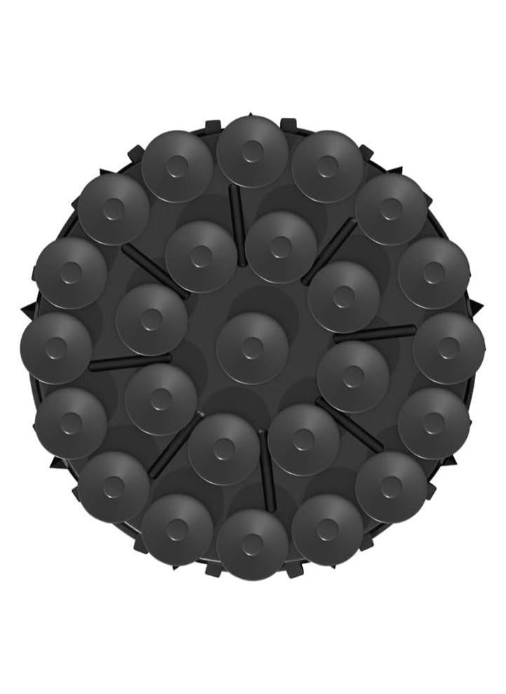 COMMANDO Black Punching Bag with Water/Sand Fillable Base for Maximum Stability  - Image 4