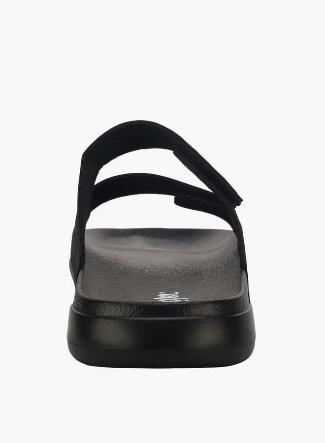 Lee Cooper BLACK Men Logo Print Slides for Men | Best Price UAE