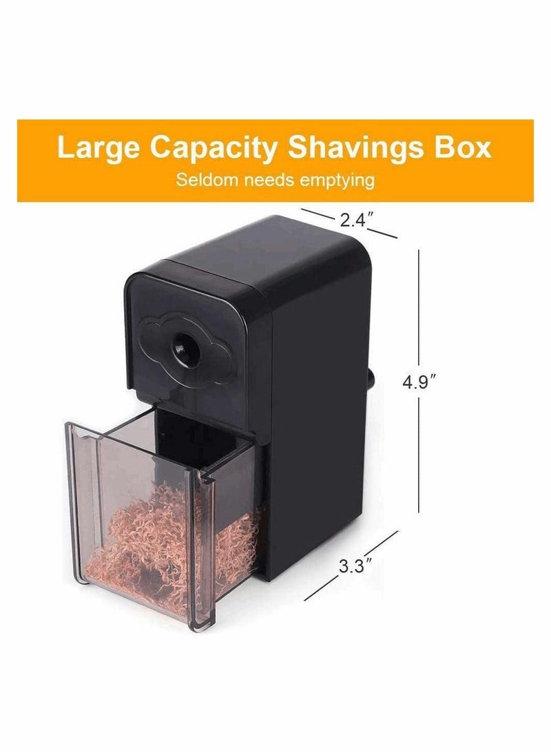 Y&D - Long Point Pencil Sharpener, Art Sharpeners, Charcoal Sharpener for Artists, Drawing Manual Pencils/Drawing/Sketching Pencils (φ6-8.2mm), Adjustable Points - Image 1