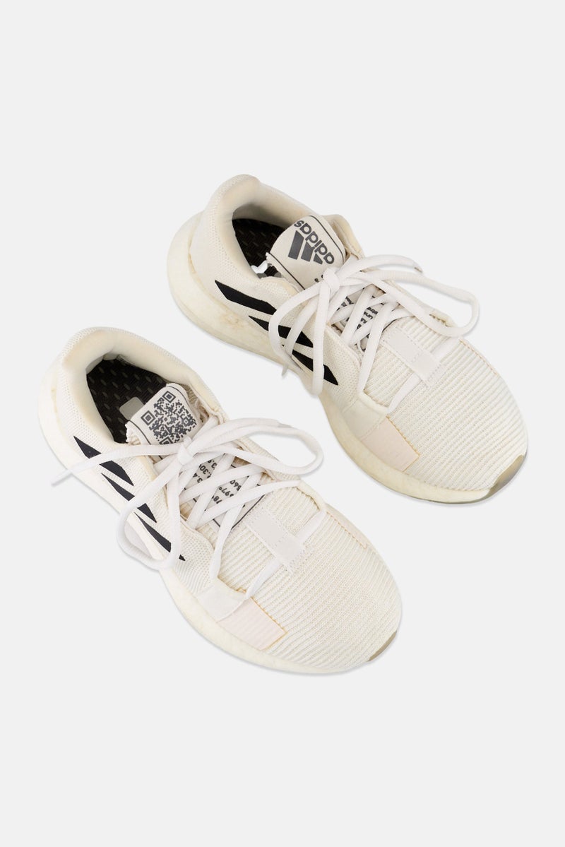 Adidas Kids Boy Senseboost Go Lace Up Running Shoes, White  - Image 4