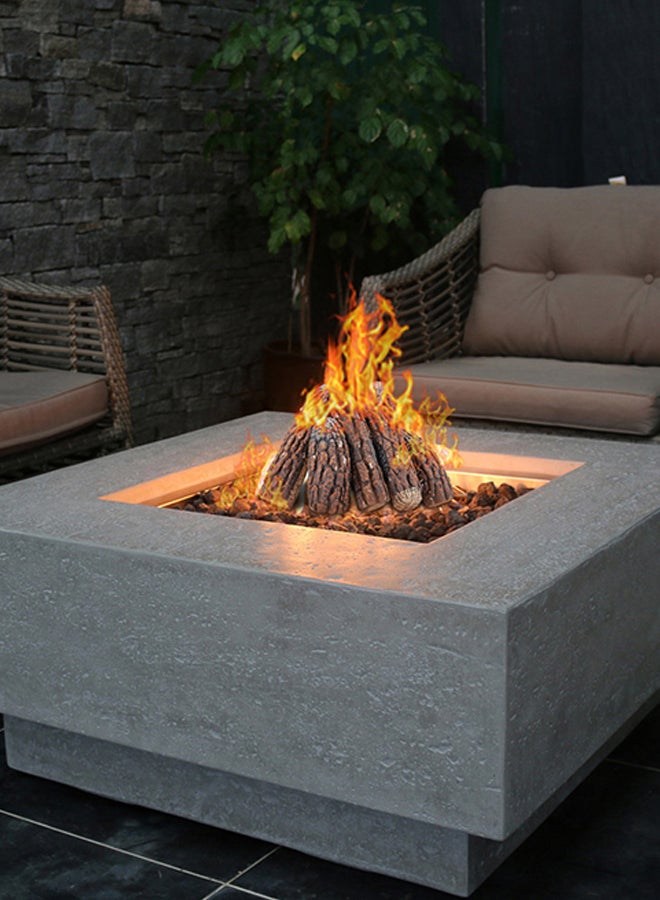 DPT Artificial Firewood, Stove Firewood, Brown, Set 5 pcs Size 19-30.5 Cm Weight 5.5 Kg - Image 2