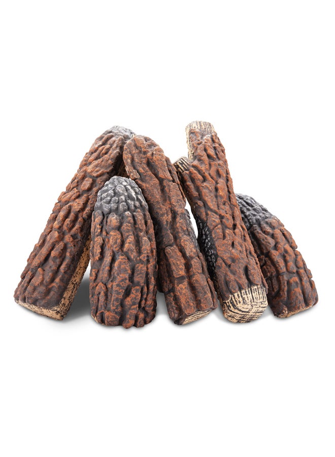 DPT Artificial Firewood, Stove Firewood, Brown, Set 5 pcs Size 19-30.5 Cm Weight 5.5 Kg - Image 1