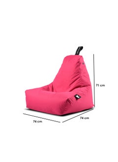 Extreme Lounging Extreme Lounging® - Original Mini Bean Bag for kids - Made in UK - Premium Quality Double Stitched Bean Bag - UV Protected & Waterproof - Small BeanBags Chair - Ideal for Indoor & Outdoor Use - Pink  - Image 2