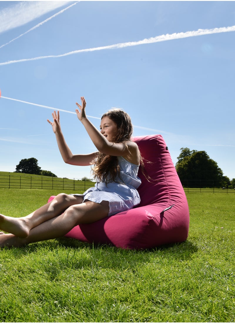 Extreme Lounging Extreme Lounging® - Original Mini Bean Bag for kids - Made in UK - Premium Quality Double Stitched Bean Bag - UV Protected & Waterproof - Small BeanBags Chair - Ideal for Indoor & Outdoor Use - Pink  - Image 5