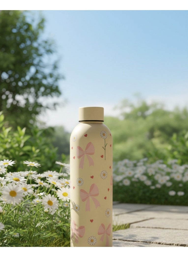 زوبا زجاجة مياه حرارية ترمس حراري مزدوجة العزل من فولاذ مقاوم الصدأ سعة 500   مللي مشروبات بارد ومشروبات ساخنة ترمس حراري رياضي مانع للتسرب - Image 4