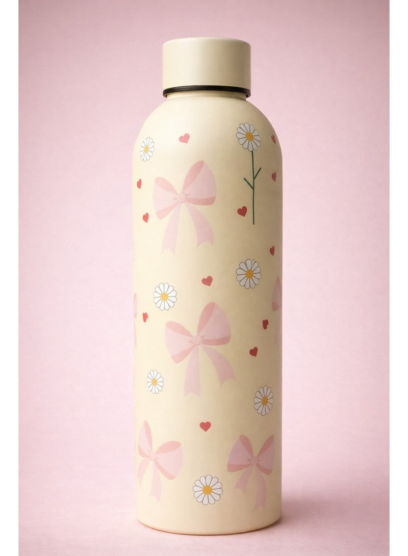 زوبا زجاجة مياه حرارية ترمس حراري مزدوجة العزل من فولاذ مقاوم الصدأ سعة 500   مللي مشروبات بارد ومشروبات ساخنة ترمس حراري رياضي مانع للتسرب - Image 1