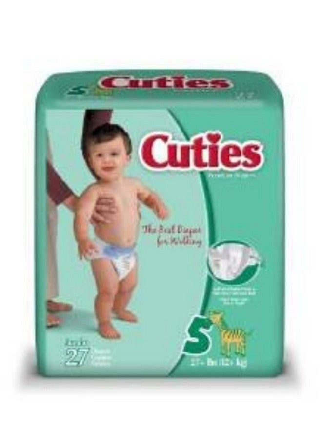 Cuties 72924 Cuties Premium Jumbo Diapers Size 5 108/PK (CR5001)