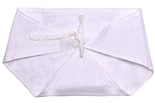 TEDDYIFY Baby'S Cotton Cloth Diapers/Langot Washable And Reusable Nappies (Cotton White, Triangle), Set of 12 - Image 2