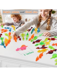 KASTWAVE 30 Pcs Finger Slingshot Dinosaurs Animal Toy, Funny Stretchable Flick Rubber Animals, a Variety Simulation Animals Great for Various Festivals and Parties  - Image 3