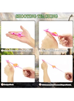 KASTWAVE 30 Pcs Finger Slingshot Dinosaurs Animal Toy, Funny Stretchable Flick Rubber Animals, a Variety Simulation Animals Great for Various Festivals and Parties  - Image 2