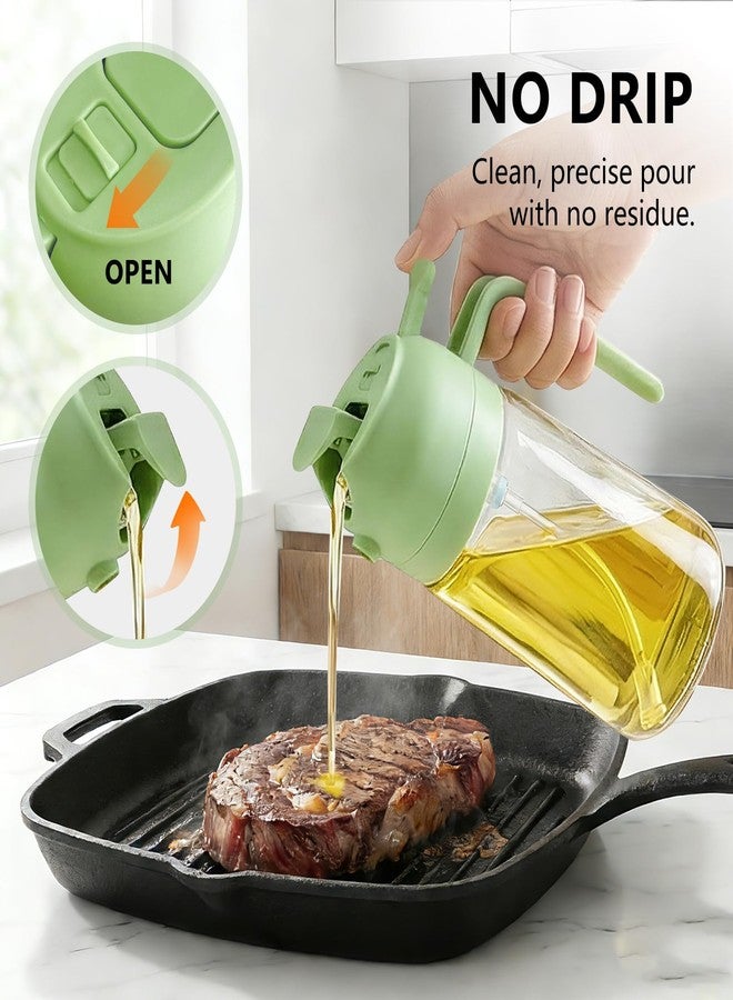 eutopic Oil Sprayer for Cooking, 2-in-1 Oil Mister & Dispenser Bottle for Air Fryer, Salad, BBQ, Kitchen Gadgets Accessories, 2 Pack - Image 3