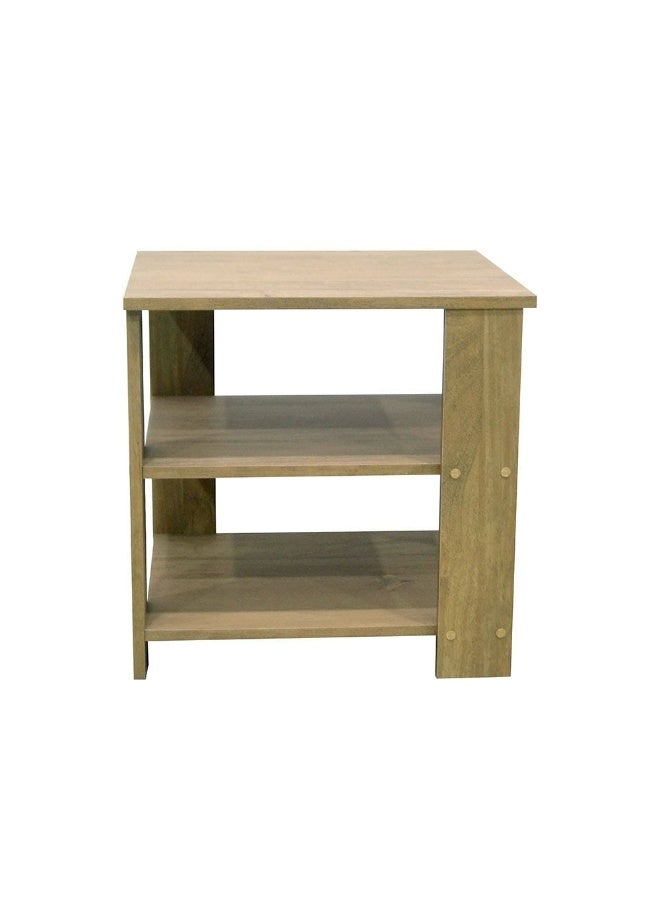 DANUBE HOME Athens End Table Modern And Elegant Side Table For Living Room Stylish Accent Table Compact Design Durable And Versatile Home DÃ©cor For Any Space - Light Oak - Image 2