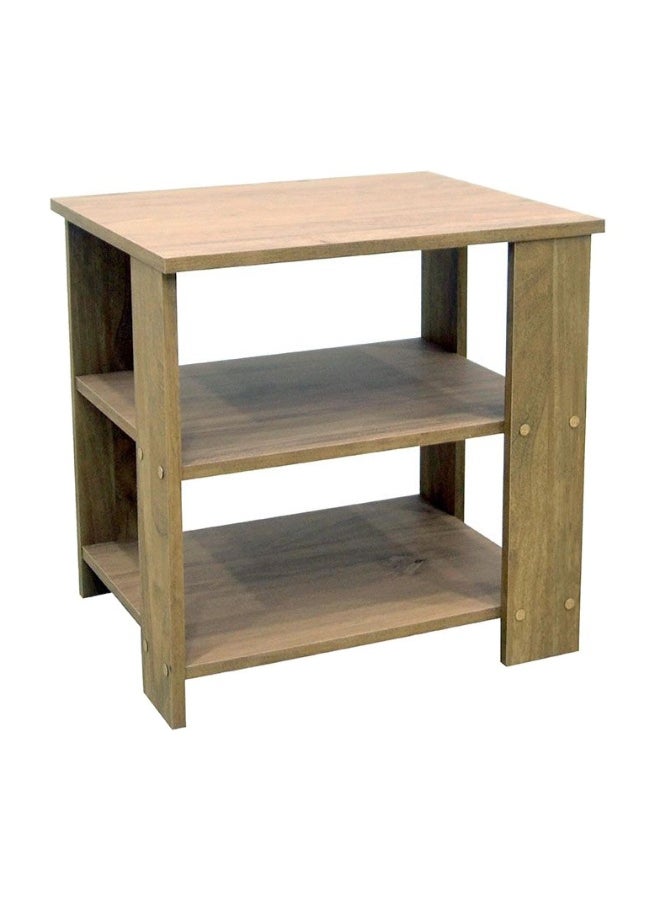 DANUBE HOME - Athens End Table Modern And Elegant Side Table For Living Room Stylish Accent Table Compact Design Durable And Versatile Home DÃ©cor For Any Space - Light Oak - Image 1