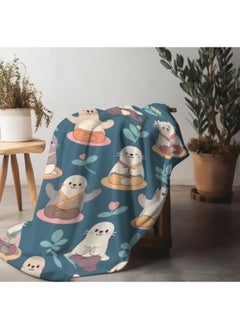 General Baby and children's cartoon flannel thin blanket (warm and comfortable, suitable for sleep, game use) 70cm*100cm - 363  - Image 5