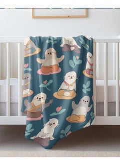 General Baby and children's cartoon flannel thin blanket (warm and comfortable, suitable for sleep, game use) 70cm*100cm - 363  - Image 3