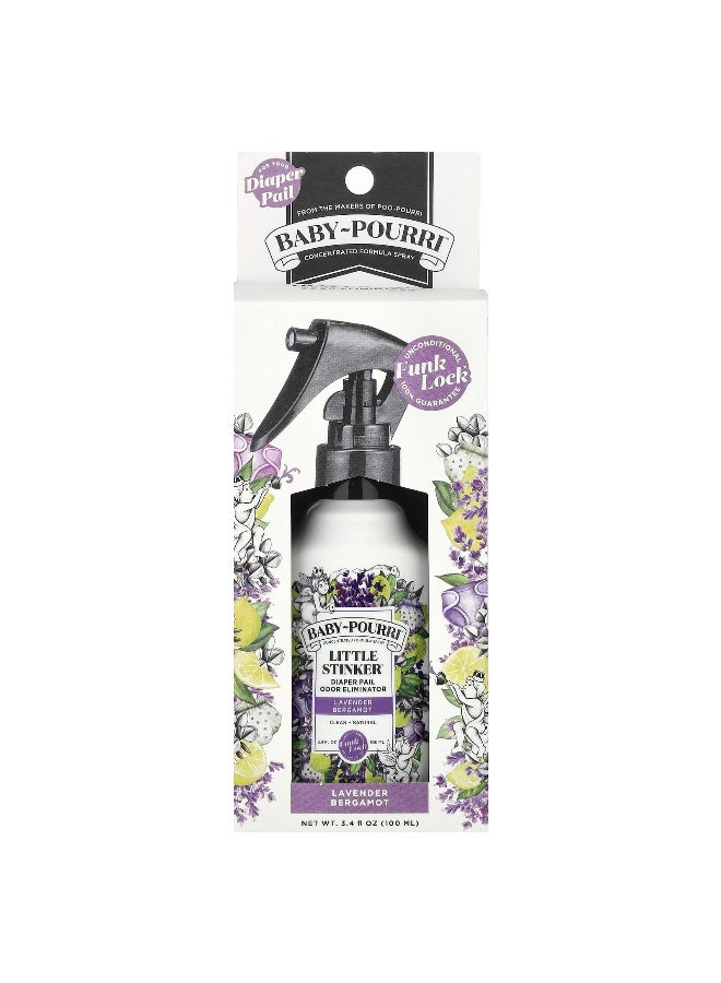 Poo-Pourri, Baby-Pourri™, Little Stinker™, Diaper Pail Odor Eliminator, Lavender Bergamot, 3.4 fl oz (100 ml) - Image 2