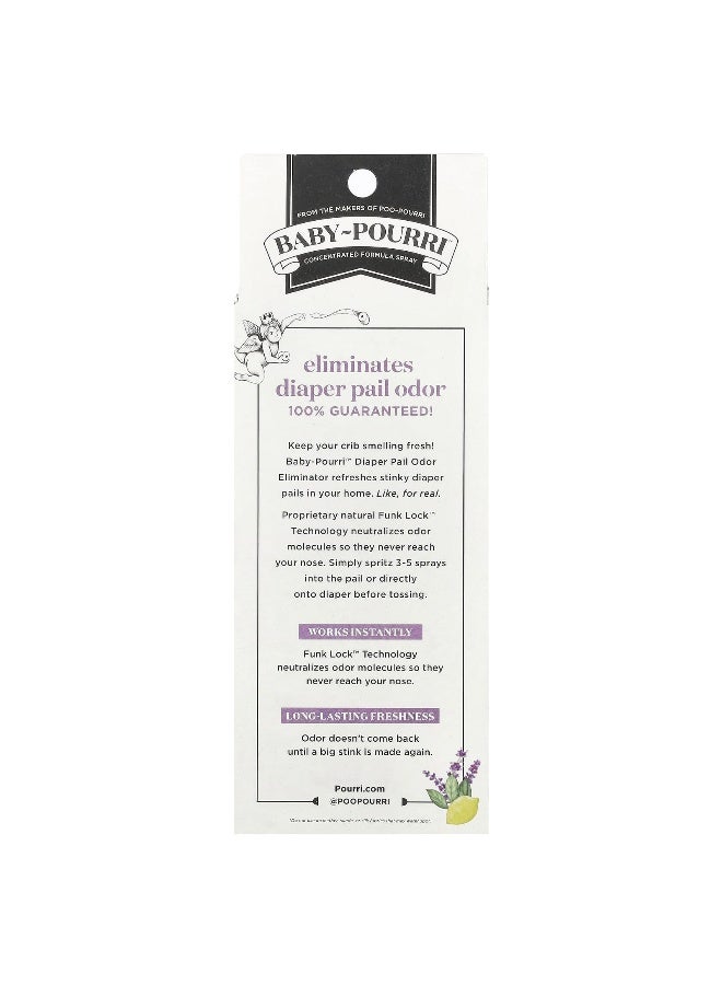Poo-Pourri, Baby-Pourri™, Little Stinker™, Diaper Pail Odor Eliminator, Lavender Bergamot, 3.4 fl oz (100 ml) - Image 3