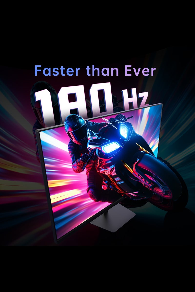 شاشة ألعاب KTC مقاس 24.5 بوصة، دقة FHD 1080 بكسل، 180 هرتز، IPS سريعة، 128% sRGB، شاشة كمبيوتر بدون إطار، HDR10، مزامنة تكيفية، شاشة ألعاب كمبيوتر للعناية بالعين، HDMIx2، DP، قابلة للتركيب على حامل VESA، قابلة للتعديل، H25T7 - Image 2