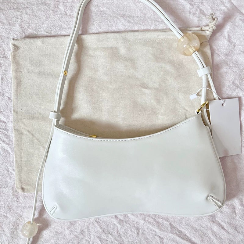 Ja New Niche Design Underarm Bag Ball Adjustable Baguette Bag Shoulder Crossbody Fashion All-Match Ladies Bag - Image 4