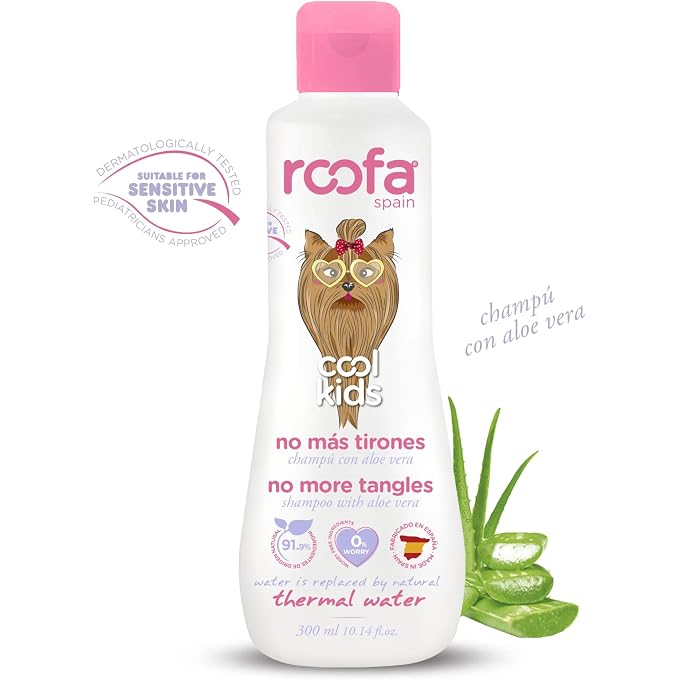 roofa Cool Kids Shampoo No More Tangles (Natural With Alovera) 300ml - Image 3