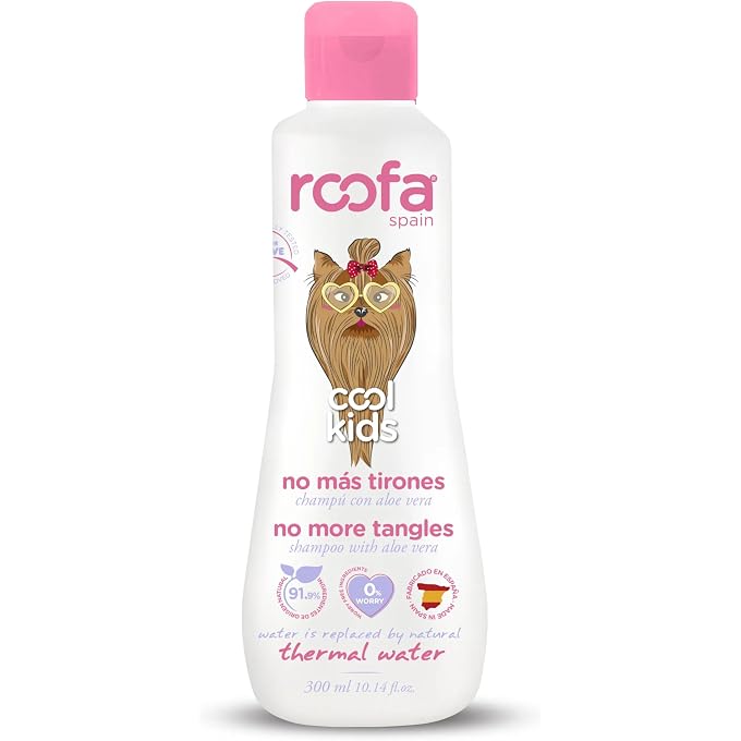 roofa Cool Kids Shampoo No More Tangles (Natural With Alovera) 300ml - Image 1