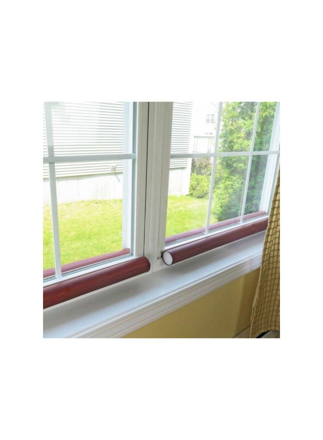Double Door Draft Stopper Dark Brown - Image 3