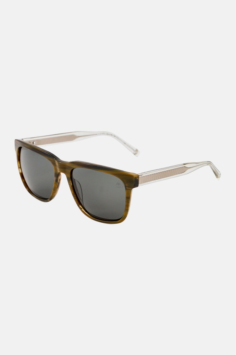 Timberland Men TB00059 Square Sunglasses, Khaki - Image 3