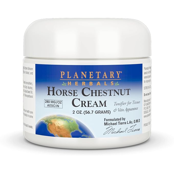 PLANETARY HERBALS Formulas Horse Chestnut Cream 2oz - Image 1