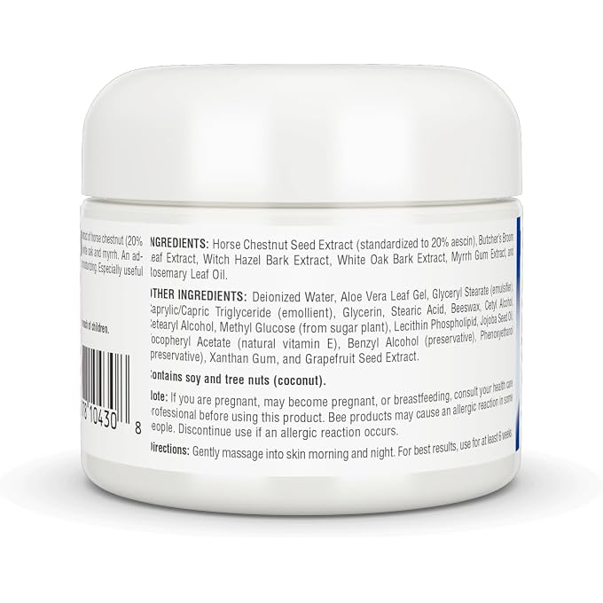 PLANETARY HERBALS Formulas Horse Chestnut Cream 2oz - Image 3